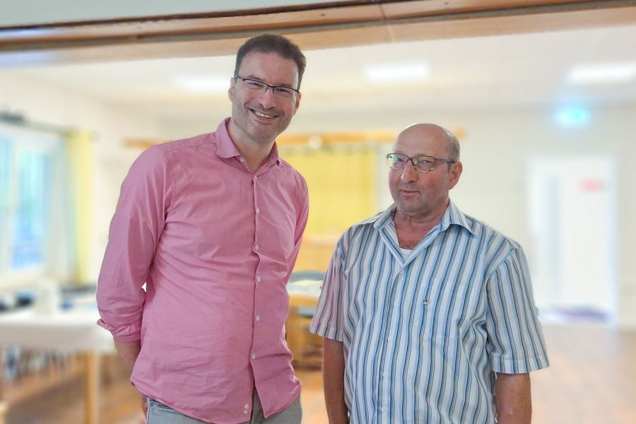 Dr. Ulbricht und Rainer Tegtmeier