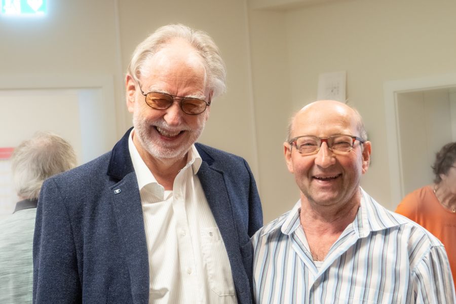 Peter Stamm mit Rainer Tegtmeier